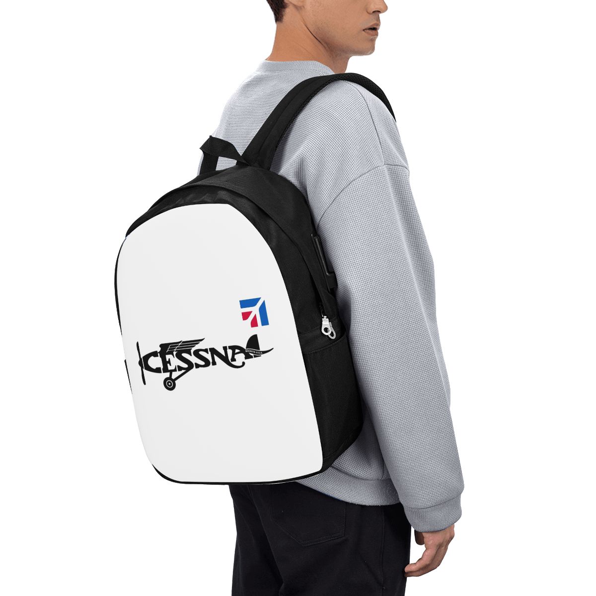Backpacks - Cessna Logo Sırt Çantası Seyahat Dizüstü