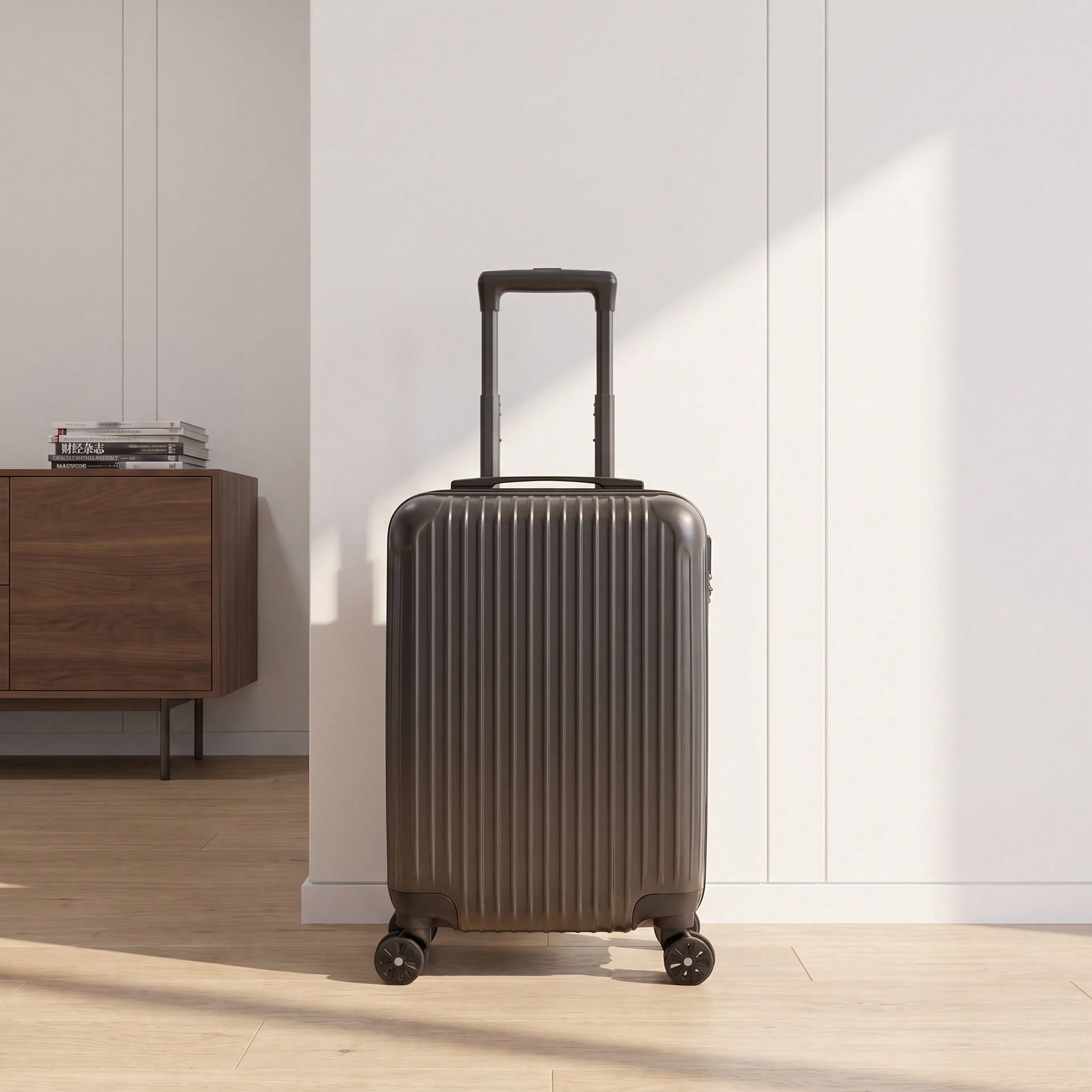 Spinner Wheel Rolling Suitcase 20 Inch - ABS Sert Kabuklu Seyahat Valizi, 20