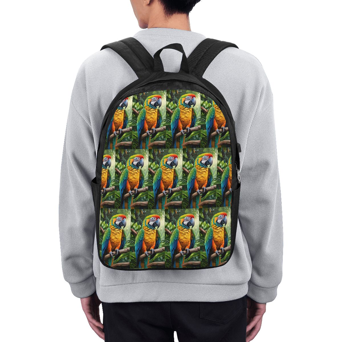 Backpacks - Sevimli Amerika Papağanı Papağanlar Sırt Çantası