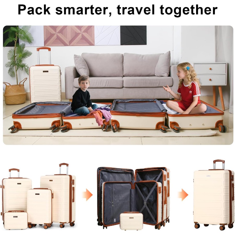4 Parçalı Genişletilebilir ABS - Expandable Hard Shell Luggage Set incelemesi ve fiyatı