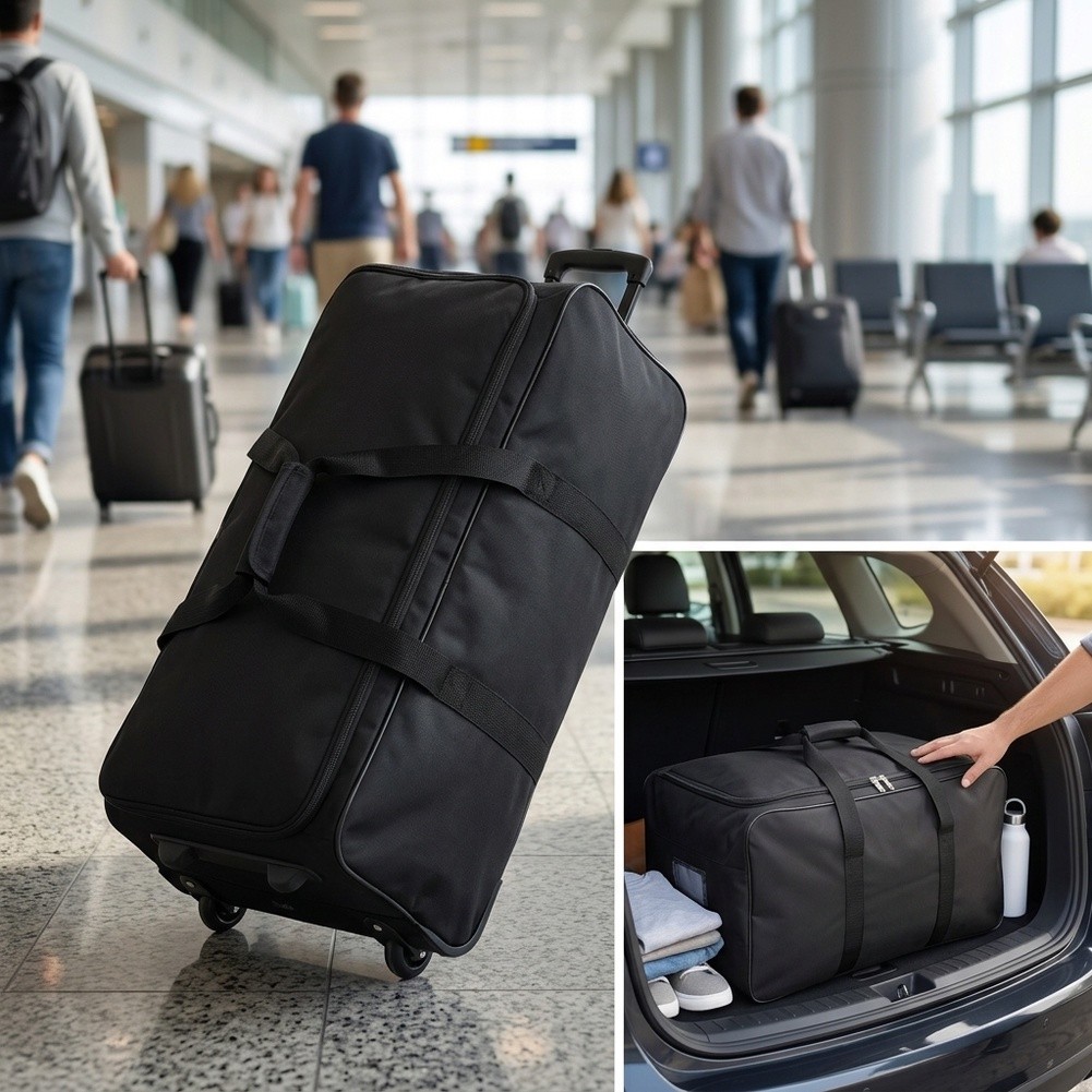 Üniversite Yurdu Taşımaları İç - Foldable Rolling Luggage Bag incelemesi ve fiyatı