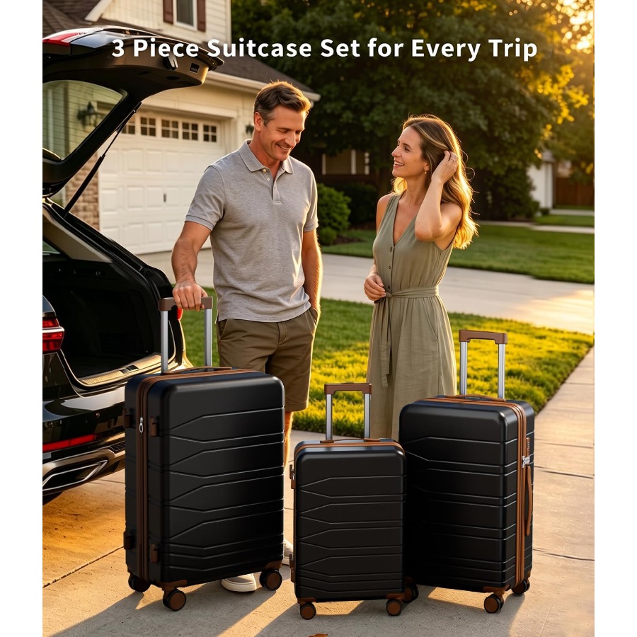 3 Parça Genişletilebilir Valiz - Expandable Hard Shell Luggage Set incelemesi ve fiyatı