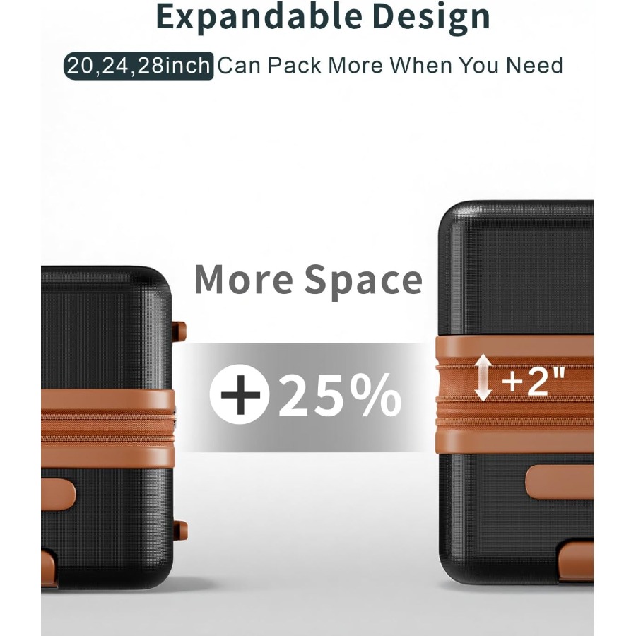 3 Parça Genişletilebilir Valiz - Expandable Hard Shell Luggage Set incelemesi ve fiyatı