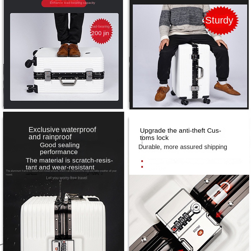 Alüminyum Çerçeveli Erkek ve K - Spinner Wheel Rolling Suitcase 20 Inch incelemesi ve fiyatı