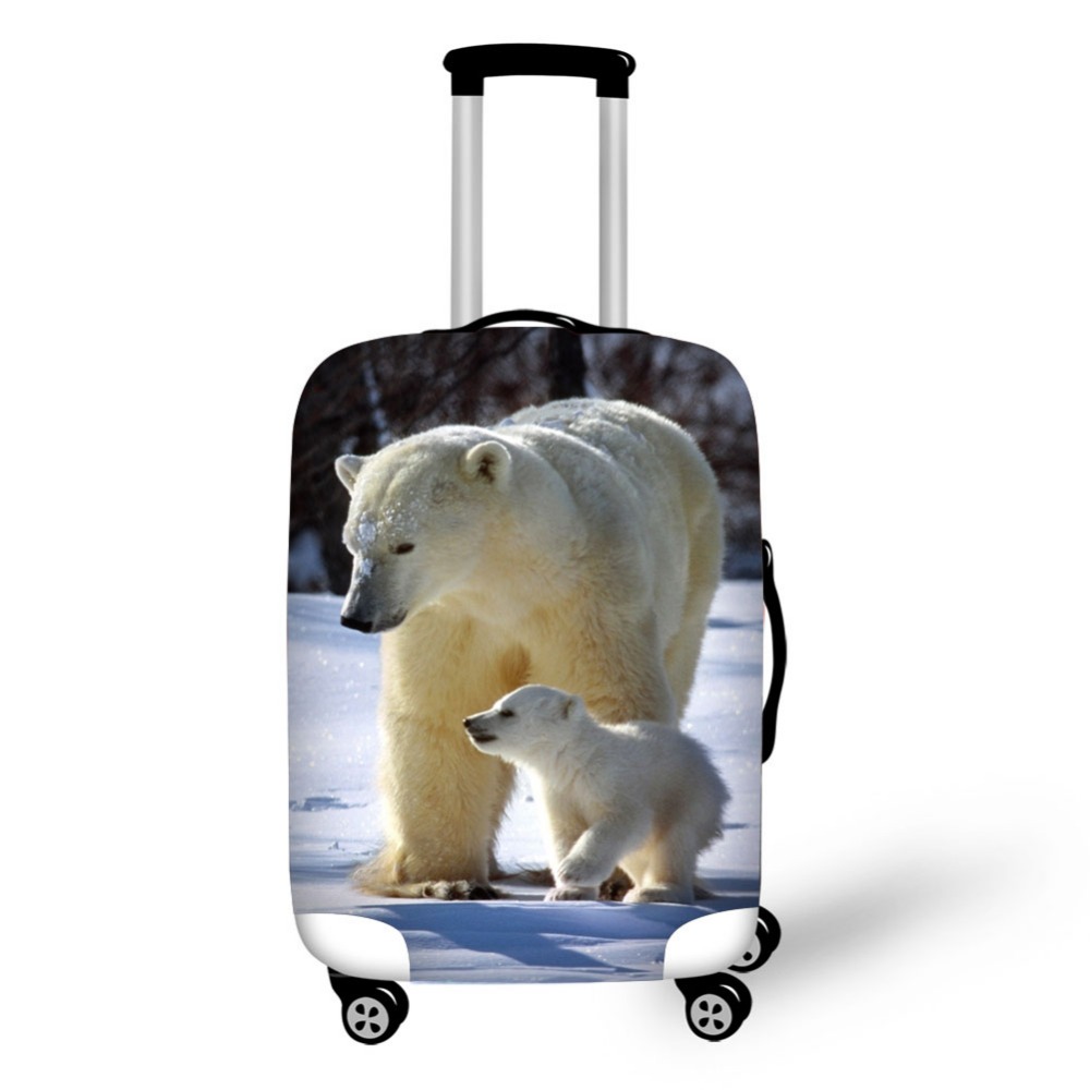 Hayvan kutup ayısı bagaj koruy - Waterproof Suitcase Cover Protector incelemesi ve fiyatı