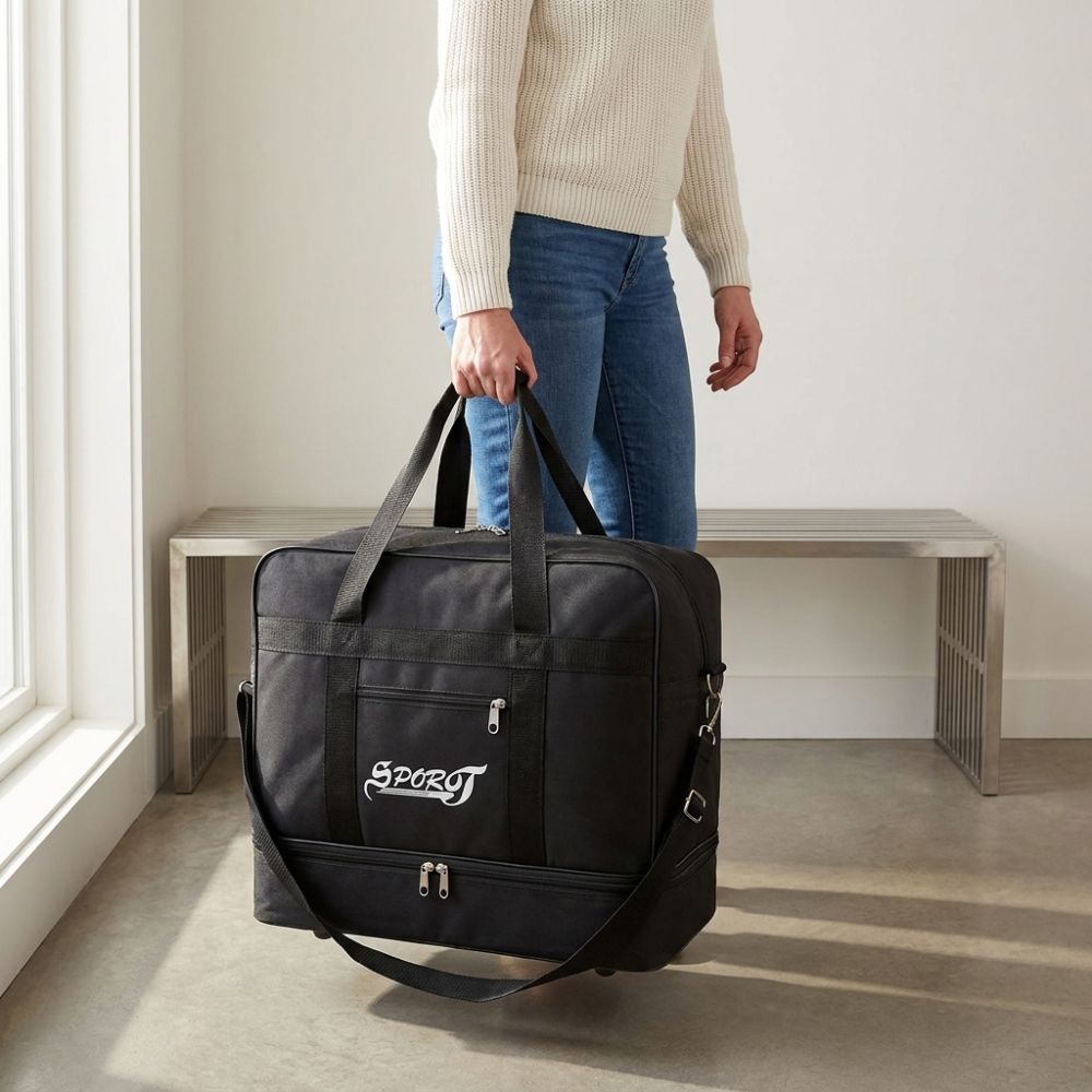 Dayanıklı Oxford Kumaş Genişle - Foldable Rolling Luggage Bag incelemesi ve fiyatı