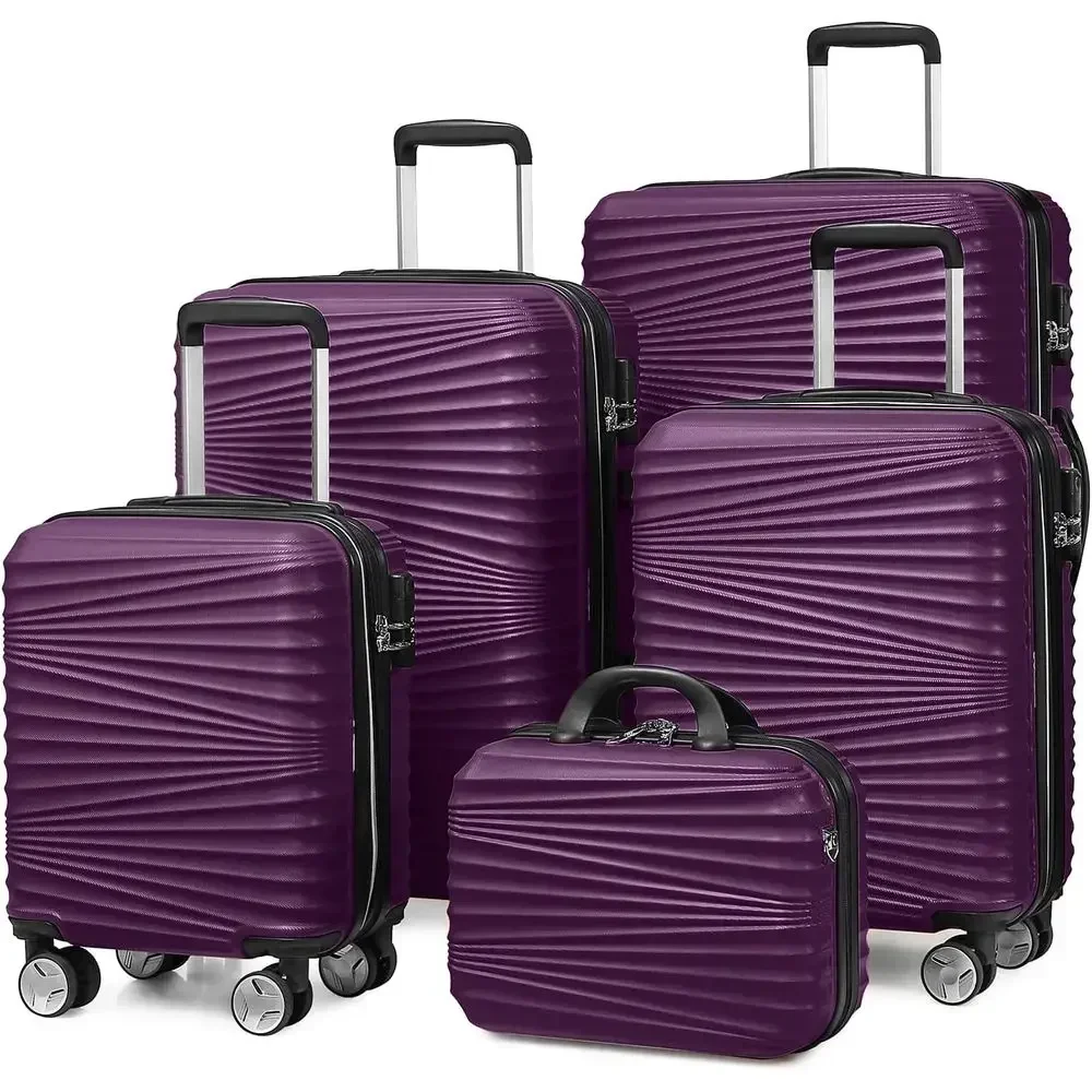 5 Parçalı, Sert Kabuklu, Geniş - Expandable Hard Shell Luggage Set incelemesi ve fiyatı
