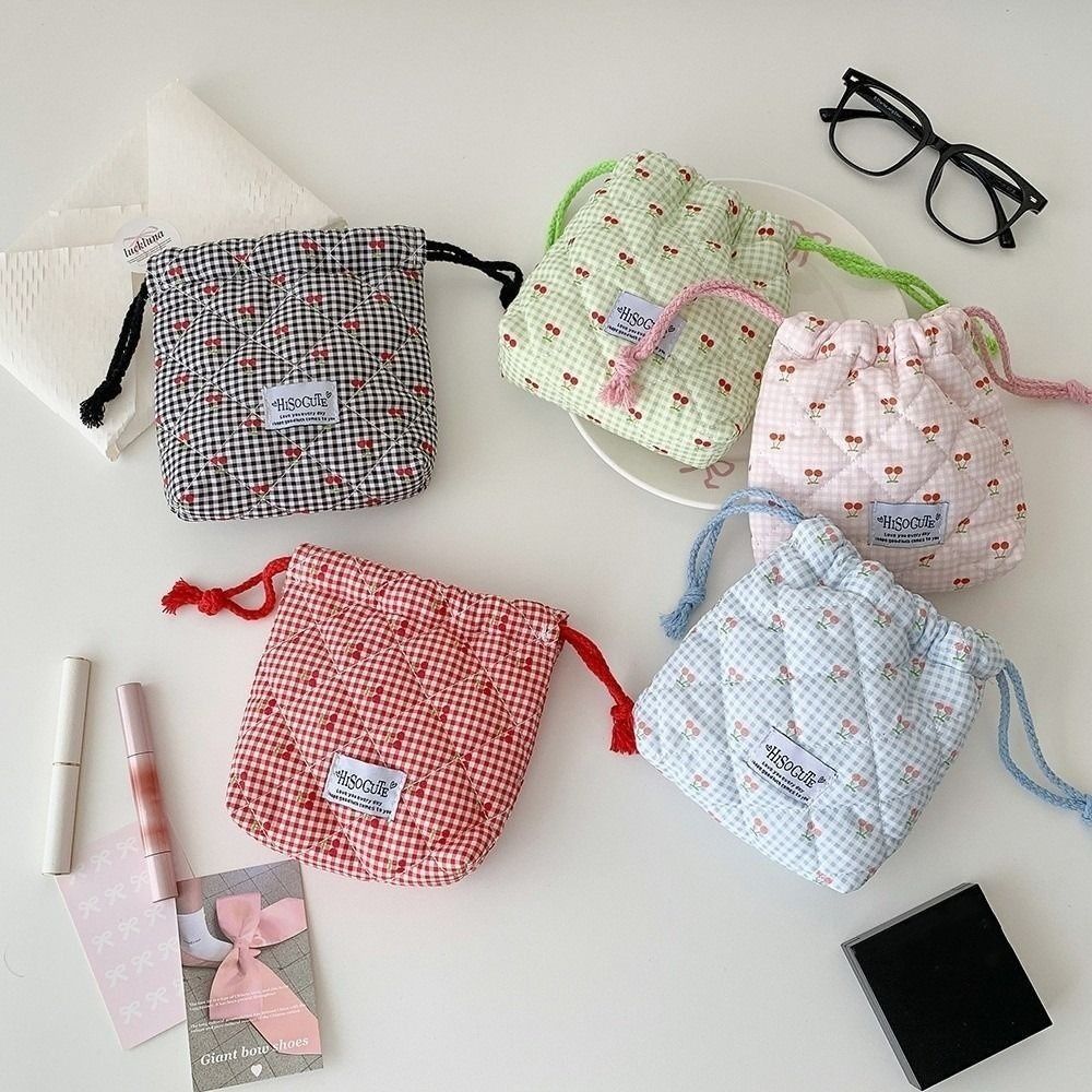 Yeni Kiraz Desenli İpli Çanta, - Cosmetic Bags incelemesi ve fiyatı