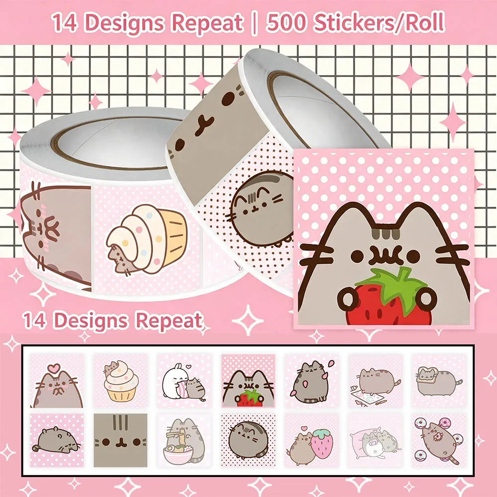 Hou 500 adet Pusheen Karikatür - Handbags incelemesi ve fiyatı