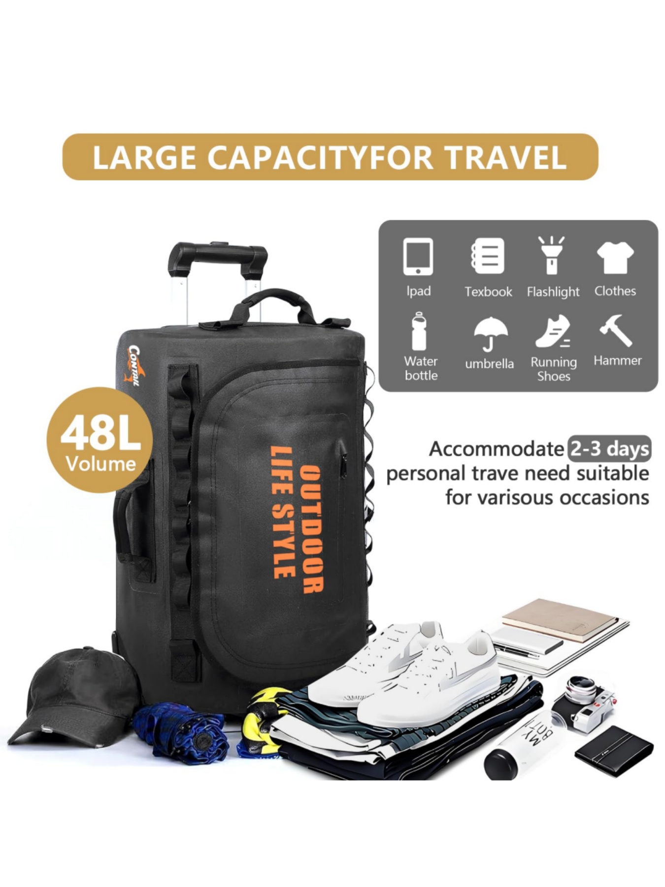 48/95 Ralli Tekerlekli Dalış Ç - Foldable Rolling Luggage Bag incelemesi ve fiyatı