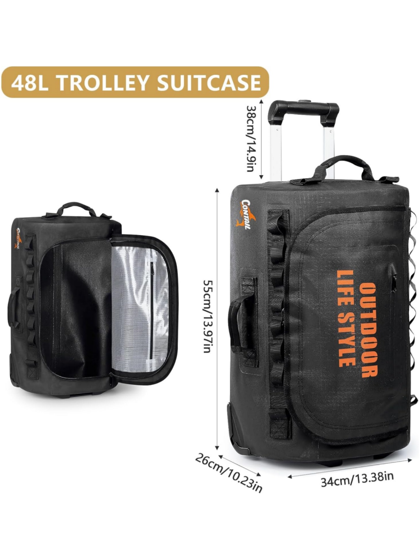 48/95 Ralli Tekerlekli Dalış Ç - Foldable Rolling Luggage Bag incelemesi ve fiyatı