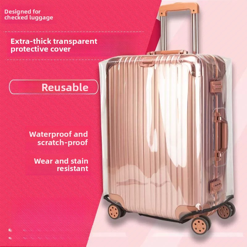 Bagaj için Kalınlaştırılmış Şe - Luggage Protective Cover Transparent incelemesi ve fiyatı