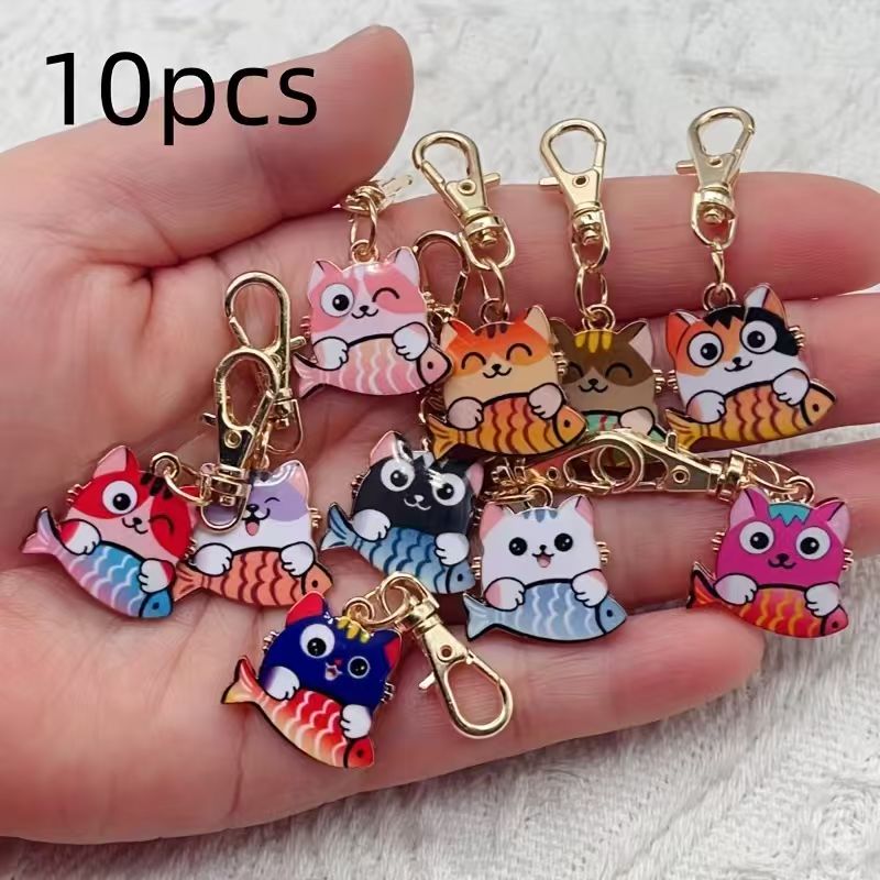 10 adet alaşımlı baskılı kedi  - Wallets incelemesi ve fiyatı